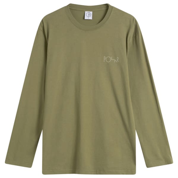 Футболка с длинным рукавом с логотипом Stroke Steve Polar Skate Co., army зеленый
Футболка с длинным рукавом с логотипом Stroke Steve Polar Skate Co., army зеленый