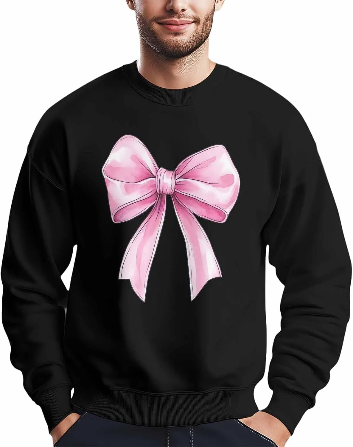 Bemigo свитшот мужской розовый бант oversized
Bemigo свитшот мужской розовый бант oversized