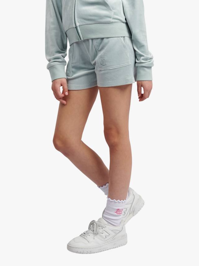 Детские бархатные шорты тонального цвета Juicy Couture, Grey Mist
Детские бархатные шорты тонального цвета Juicy Couture, Grey Mist