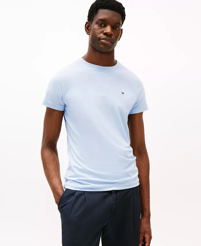 Мужская футболка облегающего кроя из эластичного хлопка Tommy Hilfiger, синий
Мужская футболка облегающего кроя из эластичного хлопка Tommy Hilfiger, синий
