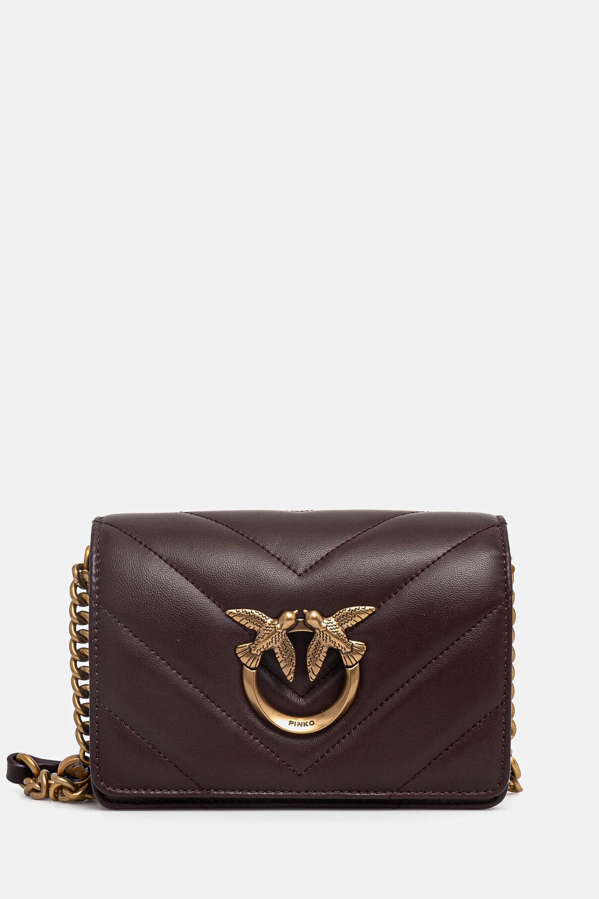 Сумочка из кожи Pinko, коричневый
Сумочка из кожи Pinko, коричневый