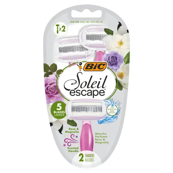 Бритва, 2 шт/1 упаковка Bic Soleil escape 5
Бритва, 2 шт/1 упаковка Bic Soleil escape 5