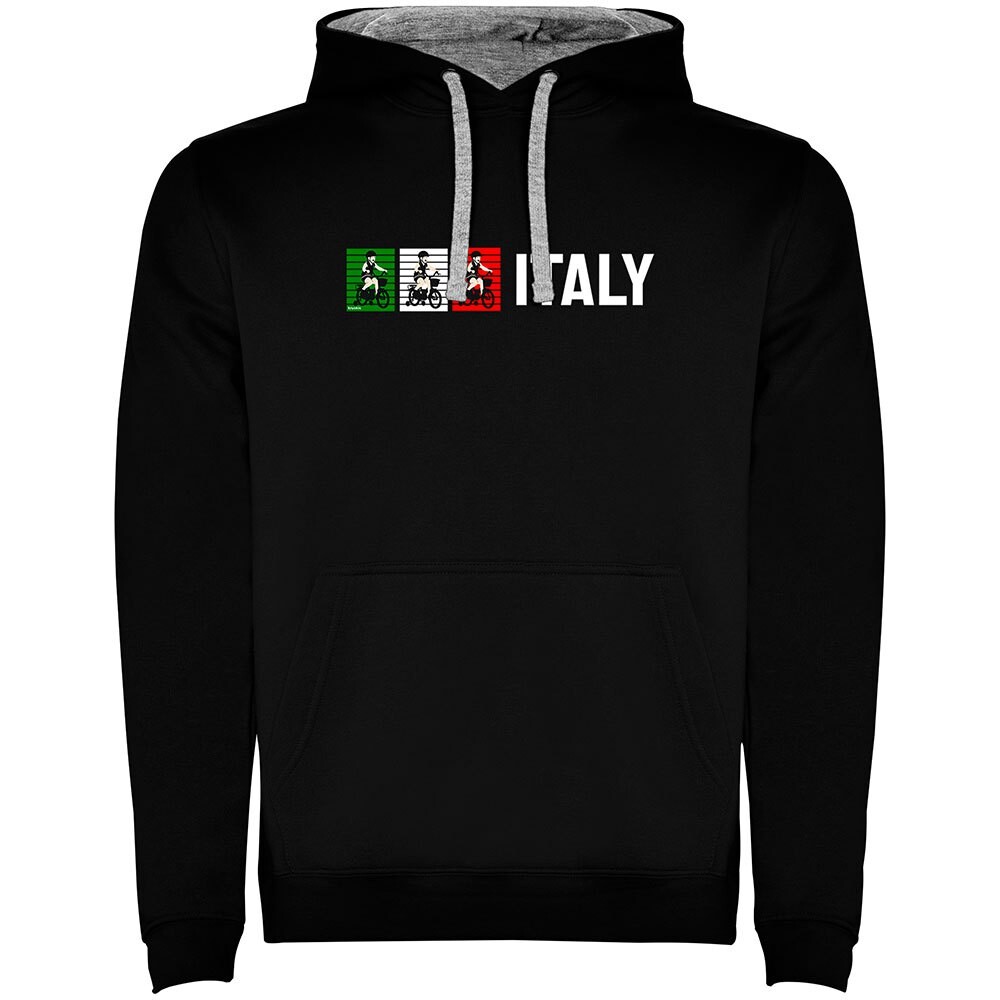 Худи Kruskis Italy Two-Colour, черный 
Худи Kruskis Italy Two-Colour, черный