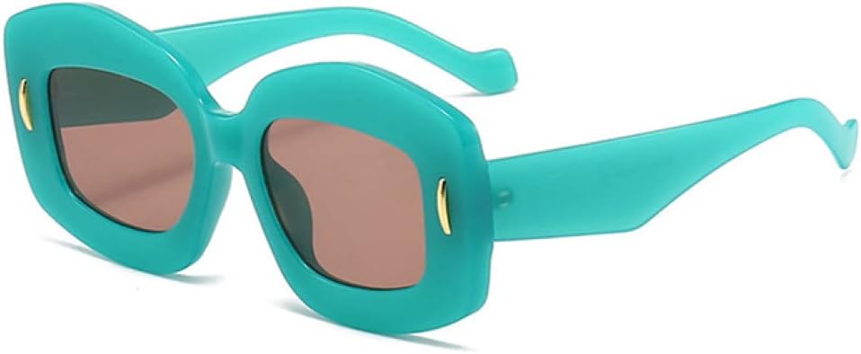 Солнцезащитные очки Jelly Color для женщин, градиентные оттенки, защита от УФ-излучения UV400, винтажные солнцезащитные очки для мужчин с заклепками LANGSER, Green Tea
Солнцезащитные очки Jelly Color для женщин, градиентные оттенки, защита от УФ-излучения UV400, винтажные солнцезащитные очки для мужчин с заклепками LANGSER, Green Tea