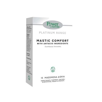Health Platinum Mastic Comfort пищевая добавка с мастикой из Хиоса и минералами, 15 жевательных таблеток Power
Health Platinum Mastic Comfort пищевая добавка с мастикой из Хиоса и минералами, 15 жевательных таблеток Power