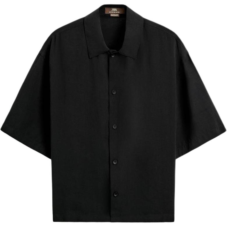 ZARA Мужская черная рубашка
ZARA Мужская черная рубашка
