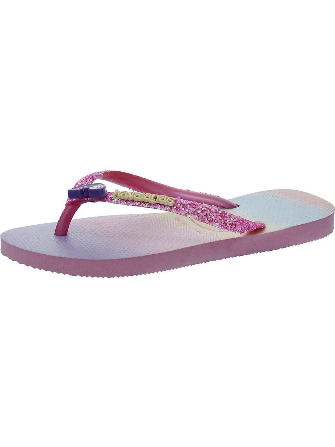Шлепанцы без шнуровки Slim Glitter II на плоской подошве Havaianas, цвет Pink Lemonade/Pink Flux
Шлепанцы без шнуровки Slim Glitter II на плоской подошве Havaianas, цвет Pink Lemonade/Pink Flux
