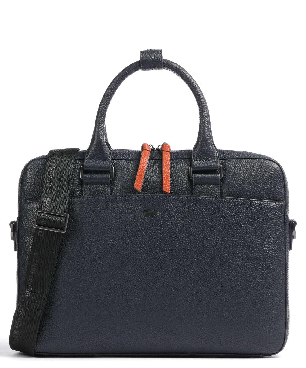 Портфель Novara 15 дюймов из зернистой яловой кожи Braun Büffel, синий
Портфель Novara 15 дюймов из зернистой яловой кожи Braun Büffel, синий