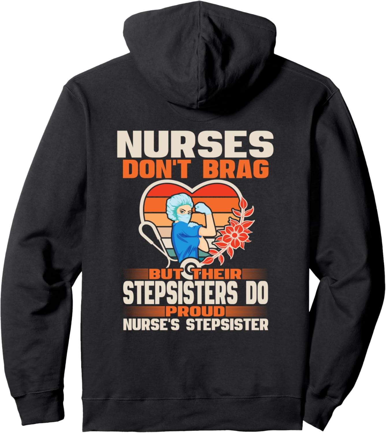 Толстовка с надписью «Гордая сводная сестра медсестры» G2T Proud Nurse Family, черный
Толстовка с надписью «Гордая сводная сестра медсестры» G2T Proud Nurse Family, черный