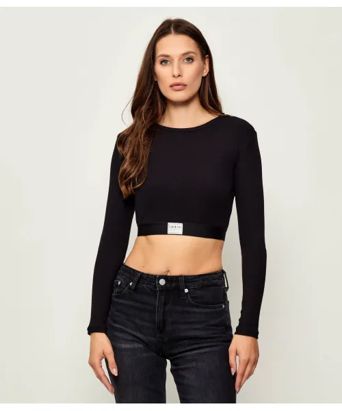 Тканая блузка Cropped fit Guess Underwear, черный
Тканая блузка Cropped fit Guess Underwear, черный