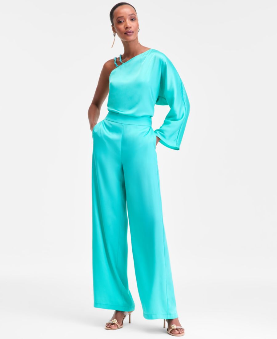Женские атласные брюки-палаццо с высокой талией INC International Concepts, Turquoise Ocean
Женские атласные брюки-палаццо с высокой талией INC International Concepts, Turquoise Ocean