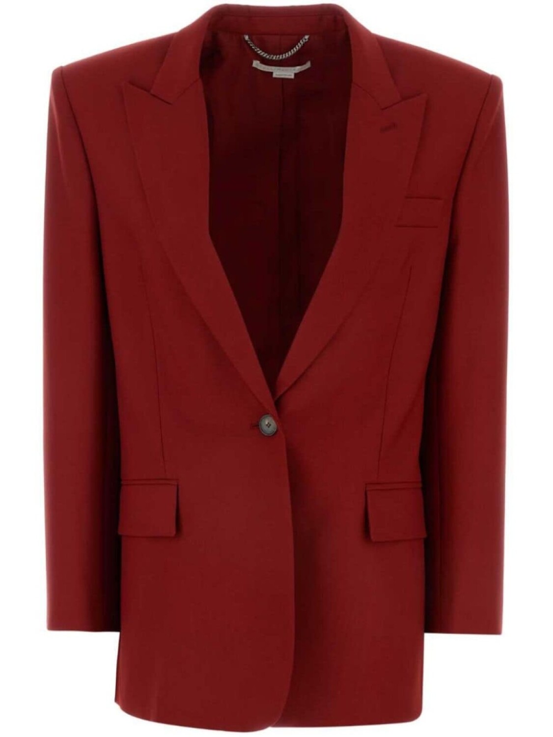 Stella McCartney шерстяной блейзер оверсайз, красный 
Stella McCartney шерстяной блейзер оверсайз, красный