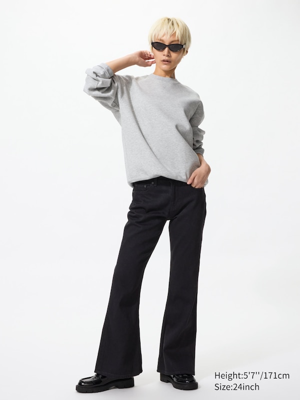 Джинсы клеш от колена Uniqlo, 09 black
Джинсы клеш от колена Uniqlo, 09 black