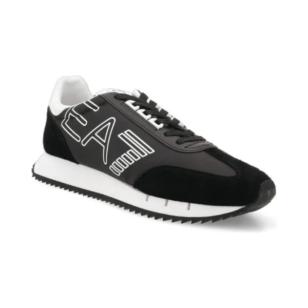 Кроссовки с добавлением кожи Ea7, черный
Кроссовки с добавлением кожи Ea7, черный