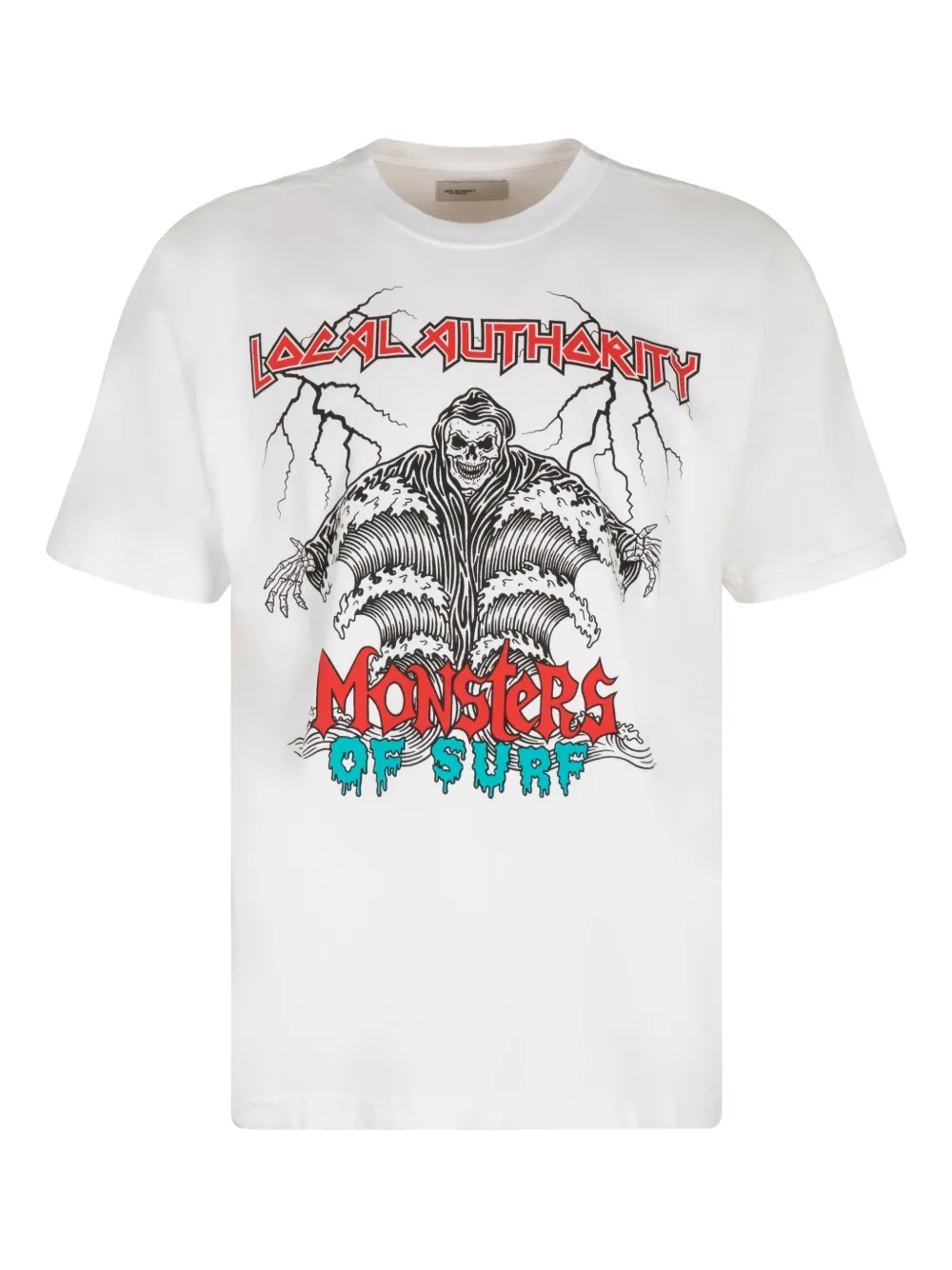 Хлопковая футболка с графическим принтом Local Authority, белый
Хлопковая футболка с графическим принтом Local Authority, белый