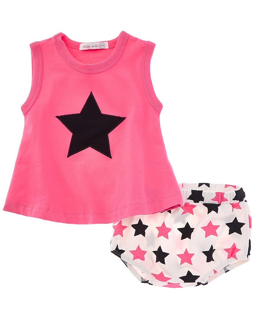 LITTLE MISH комплект из 2 предметов майка-топ в клетку со звездами, розовый
LITTLE MISH комплект из 2 предметов майка-топ в клетку со звездами, розовый