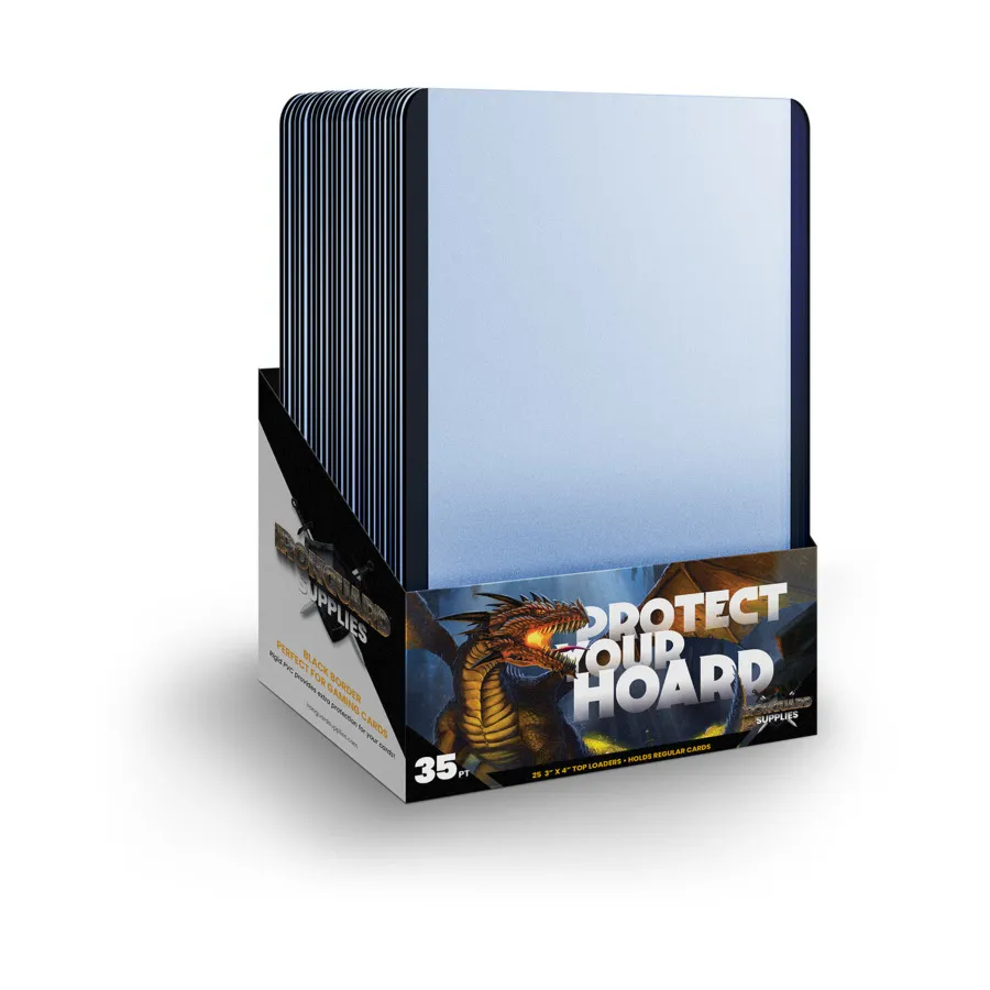 Спортивный погрузчик с верхней загрузкой — черный Boarder35pt (25), Card Sleeves & Protection (Ironguard Supplies)
Спортивный погрузчик с верхней загрузкой — черный Boarder35pt (25), Card Sleeves & Protection (Ironguard Supplies)