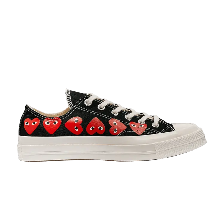 Кроссовки Converse Comme des Garçons PLAY x Chuck 70 Low 'Multi Heart - Black', черный
Кроссовки Converse Comme des Garçons PLAY x Chuck 70 Low 'Multi Heart - Black', черный