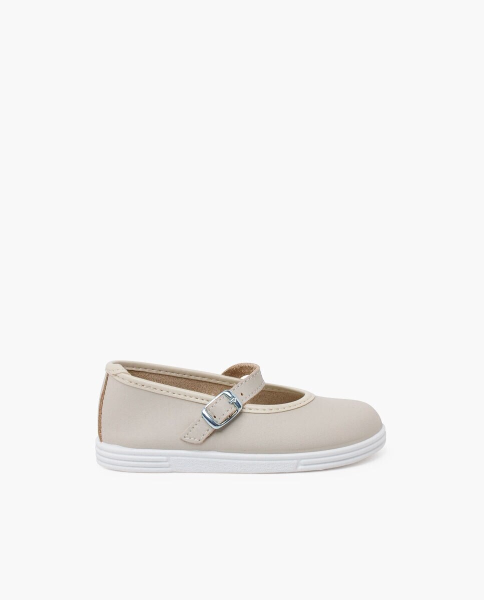 Моющиеся кожаные туфли Мэри Джейн для девочек с пряжкой Pisamonas, бежевый
Моющиеся кожаные туфли Мэри Джейн для девочек с пряжкой Pisamonas, бежевый