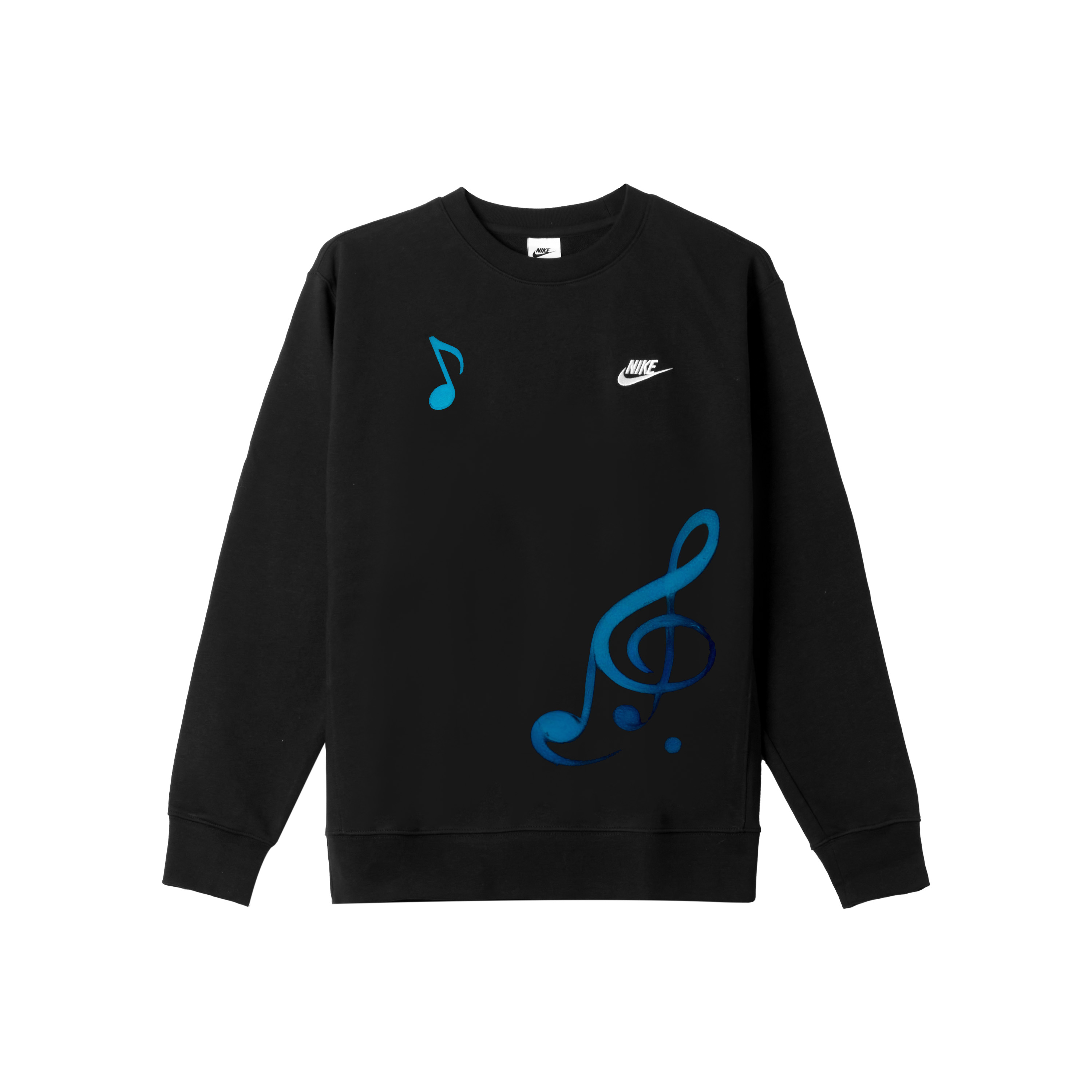 Nike Свитшот мужской черный с круглым вырезом Moderate
Nike Свитшот мужской черный с круглым вырезом Moderate