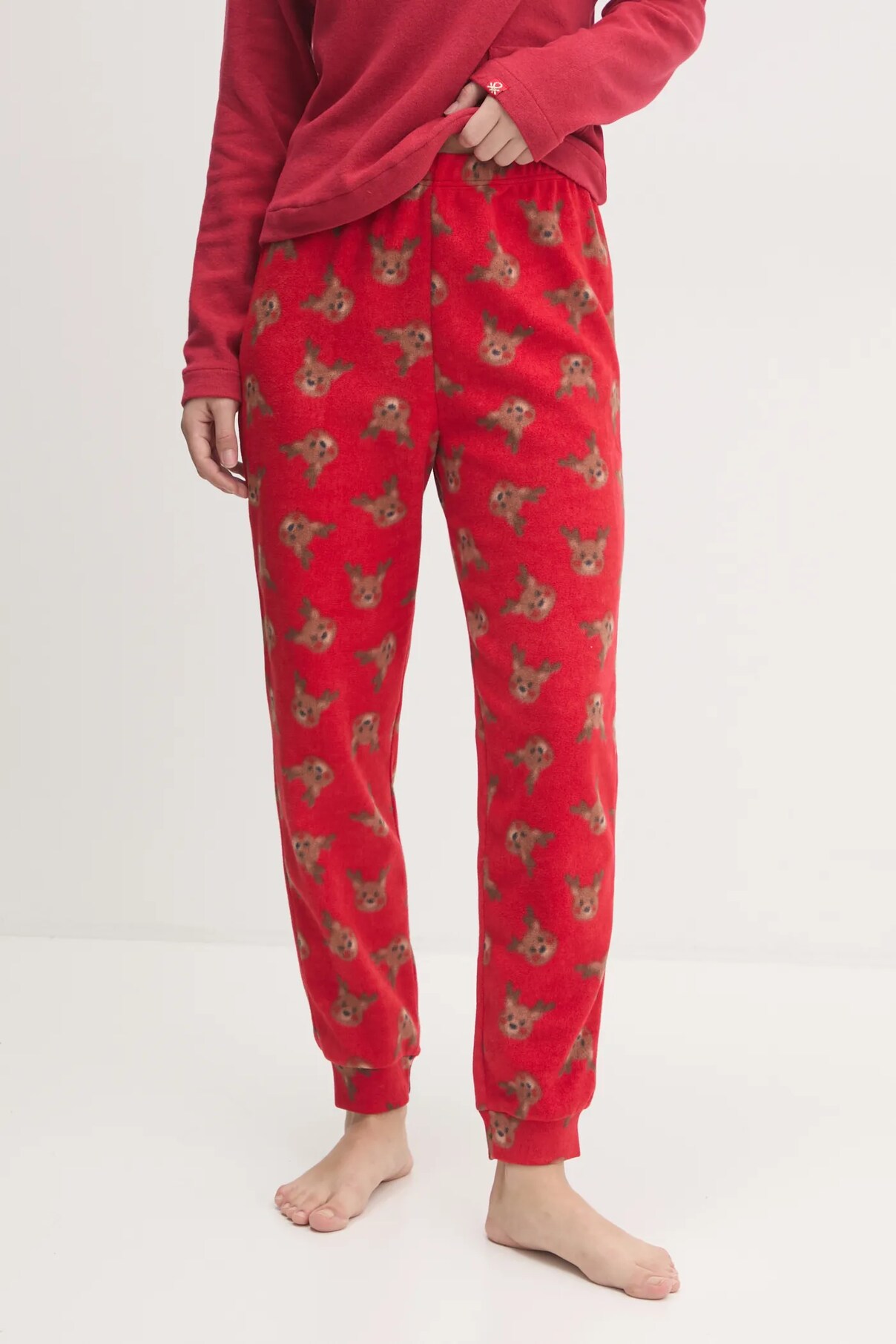 Пижамные брюки United Colors Of Benetton, красный 
Пижамные брюки United Colors Of Benetton, красный