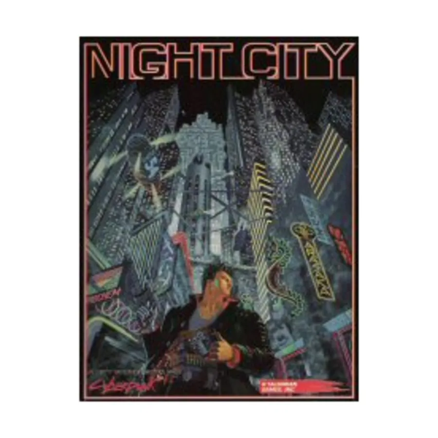 Night City (1st Printing), Cyberpunk (R. Talsorian), мягкая обложка
Night City (1st Printing), Cyberpunk (R. Talsorian), мягкая обложка