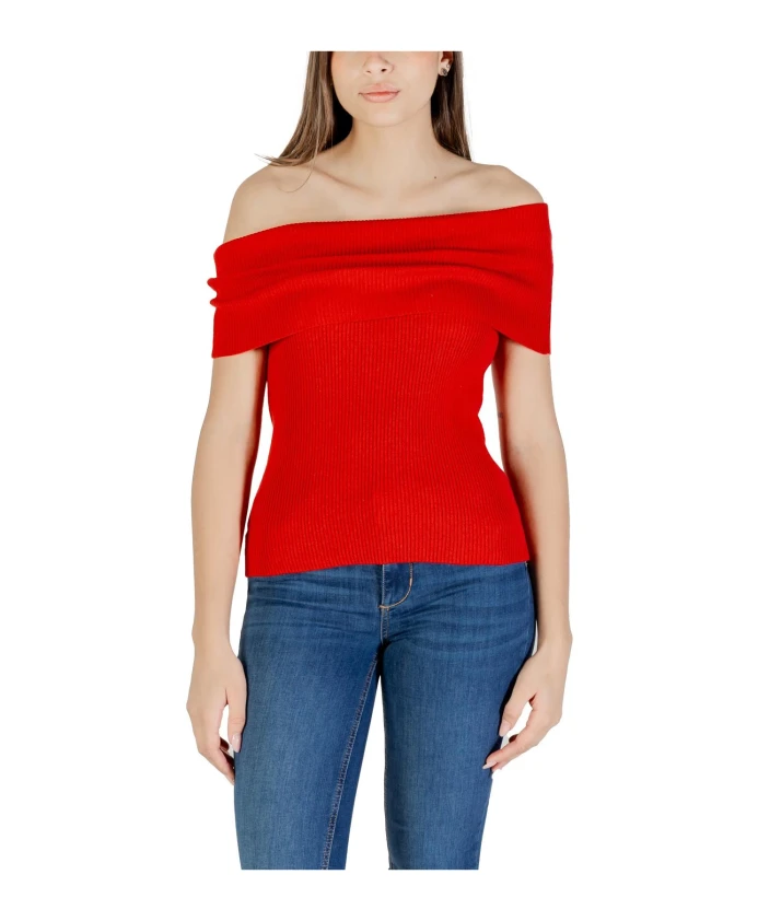 Красный вязаный свитер с вырезом-лодочкой Only, красный
Красный вязаный свитер с вырезом-лодочкой Only, красный