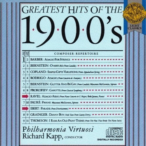 CD диск Bernsetien, Leonard / Philharmonia Virtuosi / Kapp: Greatest Hits of 1900S
CD диск Bernsetien, Leonard / Philharmonia Virtuosi / Kapp: Greatest Hits of 1900S