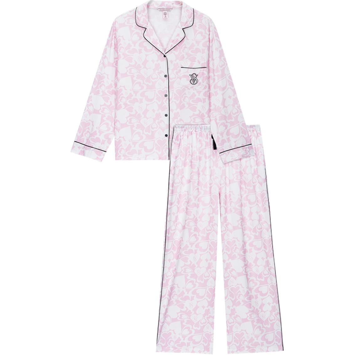 Пижамный комплект PINK THE MIX с розовыми сердечками Victoria's Secret
Пижамный комплект PINK THE MIX с розовыми сердечками Victoria's Secret