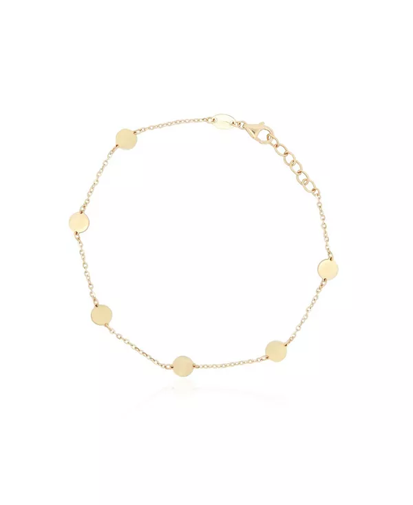 Браслет-Цепочка с золотым диском, 14-каратное золото The Lovery, gold
Браслет-Цепочка с золотым диском, 14-каратное золото The Lovery, gold