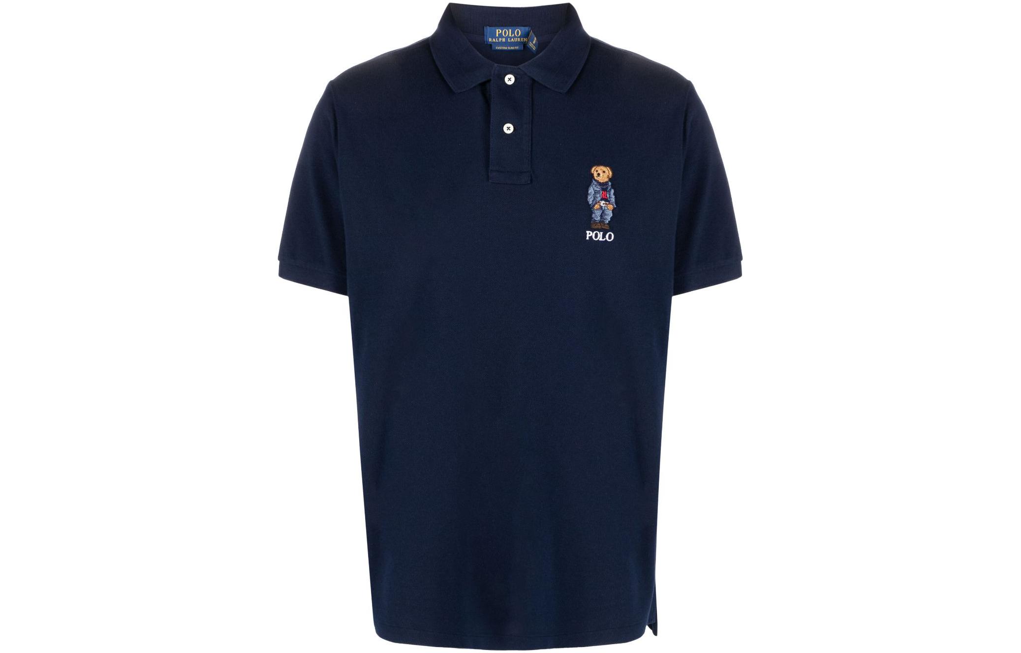 Поло с вышивкой медвежонка Polo Ralph Lauren, синий
Поло с вышивкой медвежонка Polo Ralph Lauren, синий