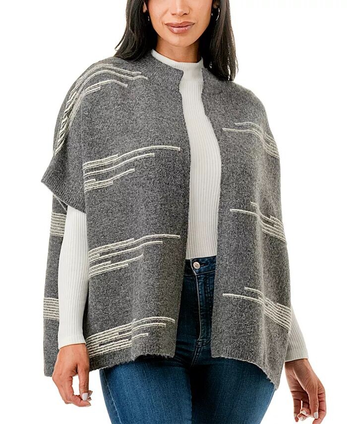 Вязаный шарф в полоску-топпер Marcus Adler, серый
Вязаный шарф в полоску-топпер Marcus Adler, серый