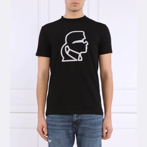 Футболка стандартного кроя с круглым вырезом Karl Lagerfeld, черный
Футболка стандартного кроя с круглым вырезом Karl Lagerfeld, черный