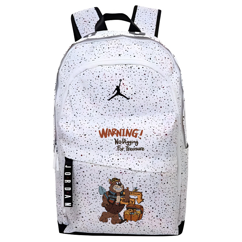 Jordan Полиэстеровый рюкзак унисекс белый, Honey Bear
Jordan Полиэстеровый рюкзак унисекс белый, Honey Bear