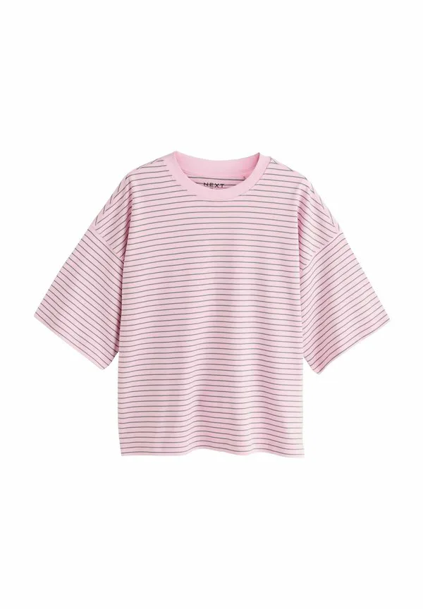 Свободная, объемная, плотная базовая футболка с круглым вырезом. Next, Pink Stripe, Розовый, Свободная, объемная, плотная базовая футболка с круглым вырезом. Next, Pink Stripe
Свободная, объемная, плотная базовая футболка с круглым вырезом. Next, Pink Stripe, Розовый, Свободная, объемная, плотная базовая футболка с круглым вырезом. Next, Pink Stripe