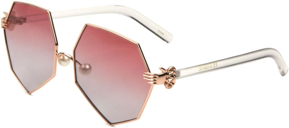 Геометрические большие плоские солнцезащитные очки с перламутровыми носовыми упорами и 3D-шарниром в виде клоунской руки/перчатки Dweebzilla, Transparent & Rose Gold Frame
Геометрические большие плоские солнцезащитные очки с перламутровыми носовыми упорами и 3D-шарниром в виде клоунской руки/перчатки Dweebzilla, Transparent & Rose Gold Frame