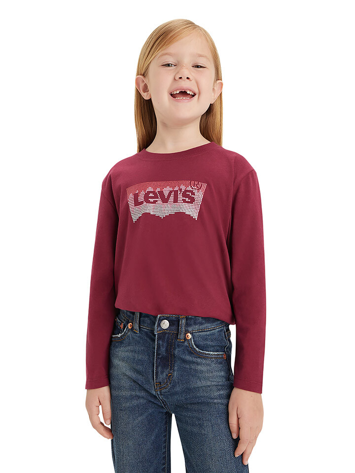 Лонгслив Levi's Kids Meet and greet glitter bat, красный
Лонгслив Levi's Kids Meet and greet glitter bat, красный