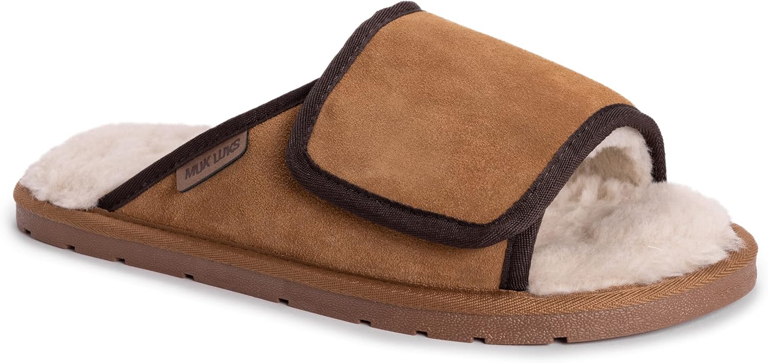 Мужские кожаные изделия MUK LUKS от Muk Luks Мужские тапочки Topher с открытым носком, Camel
Мужские кожаные изделия MUK LUKS от Muk Luks Мужские тапочки Topher с открытым носком, Camel