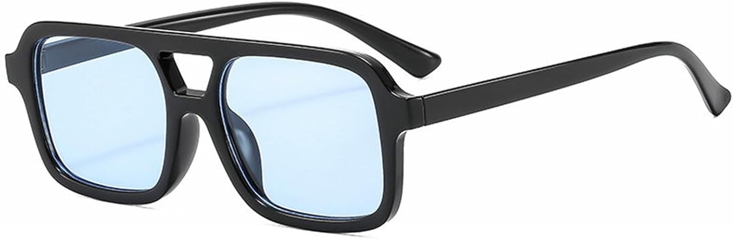 Willochra Классические солнцезащитные очки-пилот в стиле 70-х, квадратные, женские, винтажные, с двойной перемычкой, дизайнерские, модные, черные, прямоугольные, с защитой от УФ-излучения UV400, C3
Willochra Классические солнцезащитные очки-пилот в стиле 70-х, квадратные, женские, винтажные, с двойной перемычкой, дизайнерские, модные, черные, прямоугольные, с защитой от УФ-излучения UV400, C3