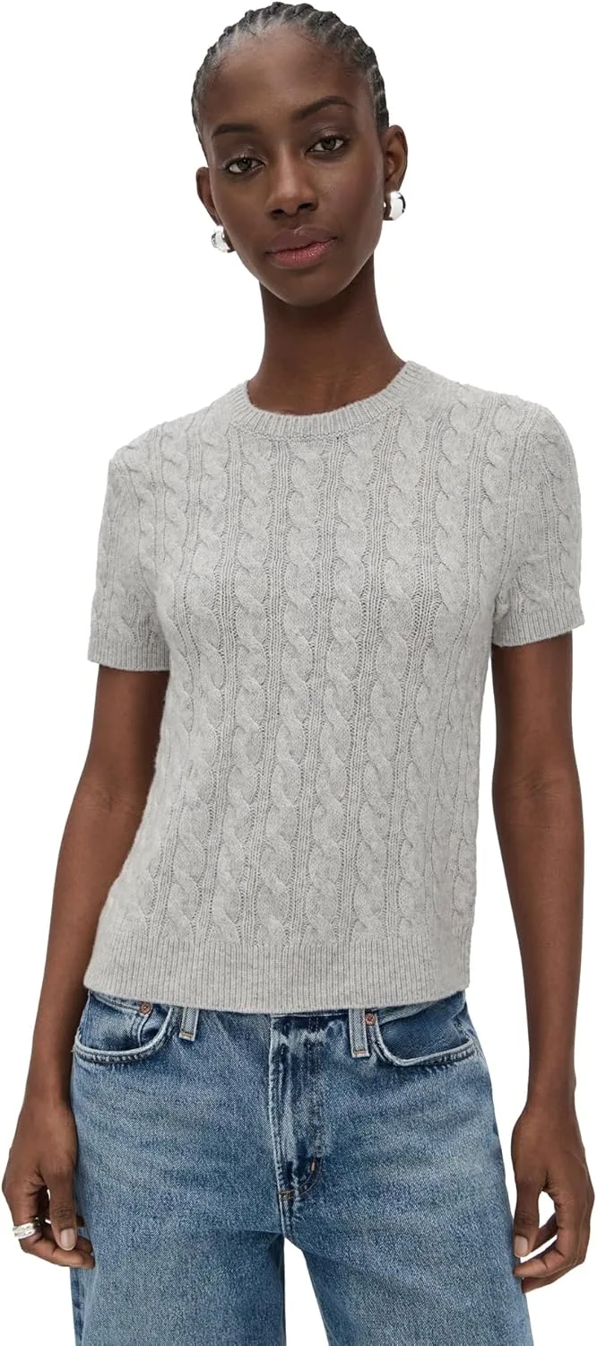 Vince Women's Cash Blend Cable Tee
Vince Women's Cash Blend Cable Tee
