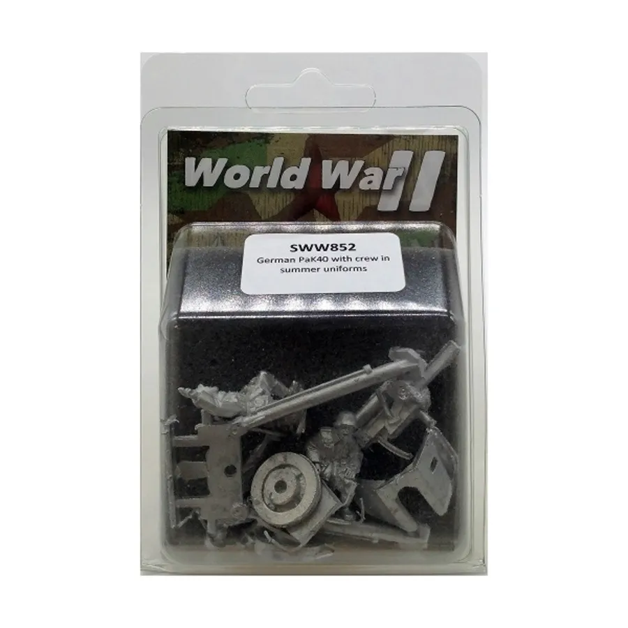 Немецкий Pak 40 (Panzerabwehrkanone 40) с экипажем (летняя униформа), WWII Miniatures - German Forces (28mm) (Artizan Designs)
Немецкий Pak 40 (Panzerabwehrkanone 40) с экипажем (летняя униформа), WWII Miniatures - German Forces (28mm) (Artizan Designs)