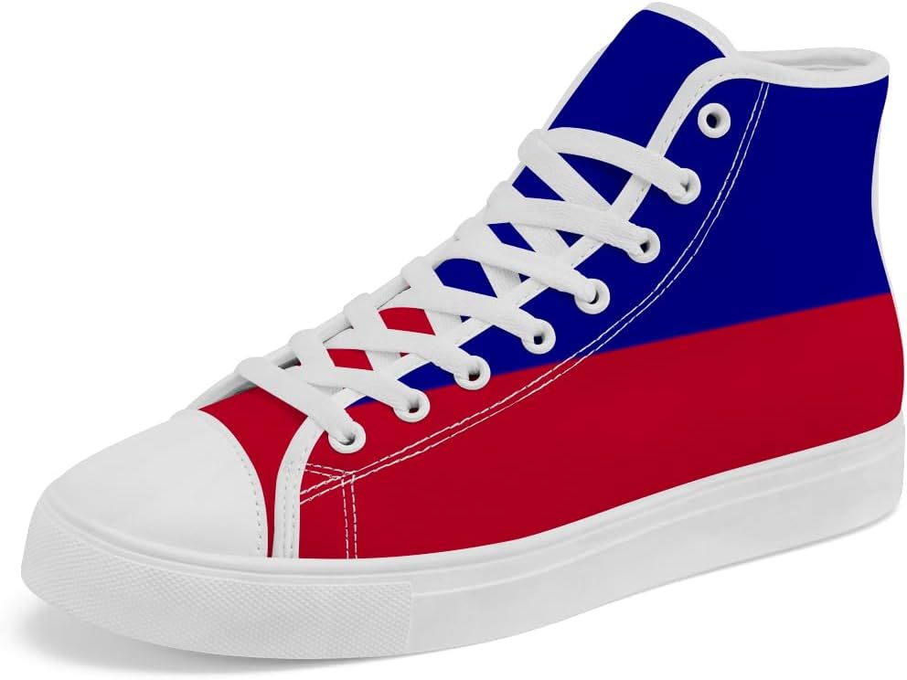 Кеды на высокой подошве с флагом Гаити chebing, высокие кроссовки с шнуровкой, повседневная обувь для женщин и мужчин, красный
Кеды на высокой подошве с флагом Гаити chebing, высокие кроссовки с шнуровкой, повседневная обувь для женщин и мужчин, красный