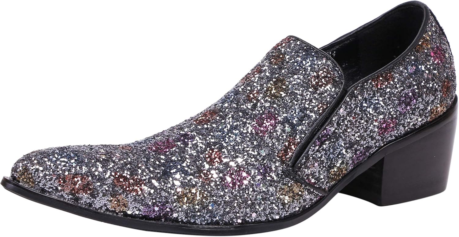 Мужские лоферы Santimon Western из кожи, слипоны, классические дизайнерские повседневные ботинки для мужчин, серебро
Мужские лоферы Santimon Western из кожи, слипоны, классические дизайнерские повседневные ботинки для мужчин, серебро