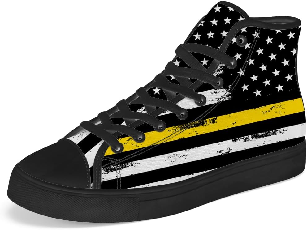 Женские и мужские высокие кеды chebing с американским флагом на канве, высокие кроссовки с флагом США, шнуровка, повседневная обувь, подарок для мужчин и женщин, желтый
Женские и мужские высокие кеды chebing с американским флагом на канве, высокие кроссовки с флагом США, шнуровка, повседневная обувь, подарок для мужчин и женщин, желтый