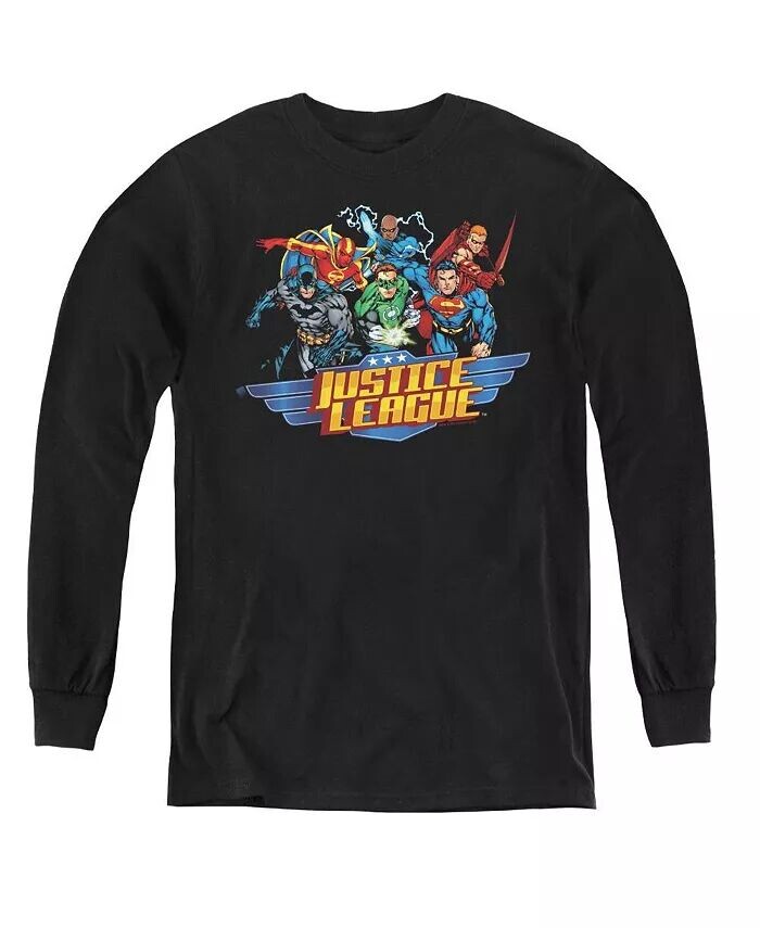 Молодежь Boys of America готова к бою. Длинные рукава. Толстовка Justice League, черный
Молодежь Boys of America готова к бою. Длинные рукава. Толстовка Justice League, черный