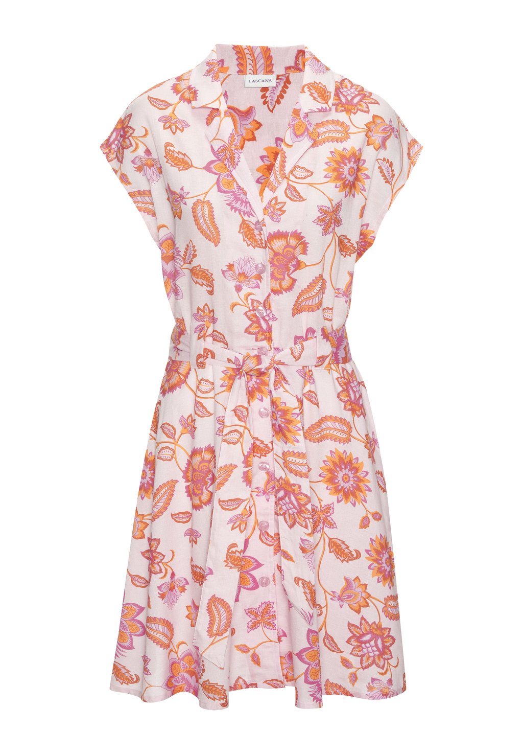 Платье-рубашка LASCANA, розовый
Платье-рубашка LASCANA, розовый