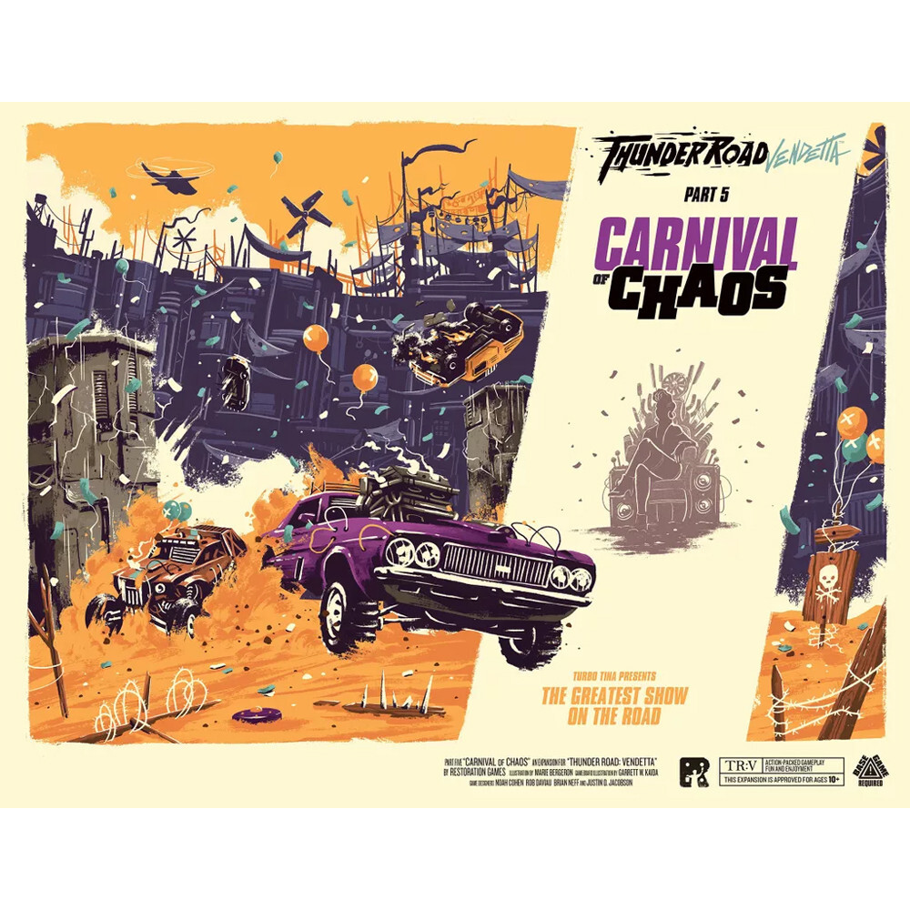 Настольная игра Restoration Games Thunder Road: Vendetta - Carnival of Chaos Expansion
Настольная игра Restoration Games Thunder Road: Vendetta - Carnival of Chaos Expansion