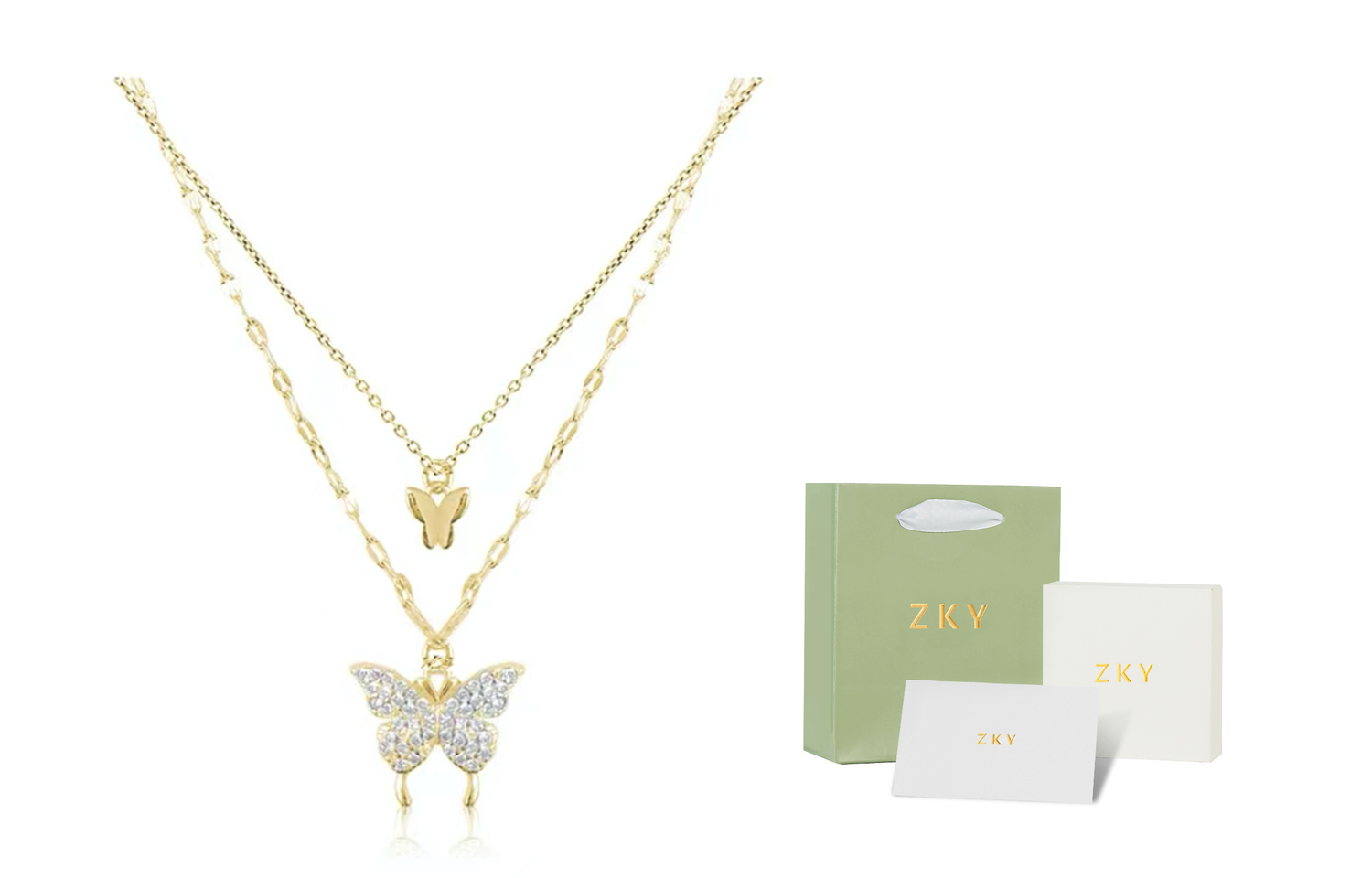 Женское ожерелье ZKY, Gold+Box
Женское ожерелье ZKY, Gold+Box