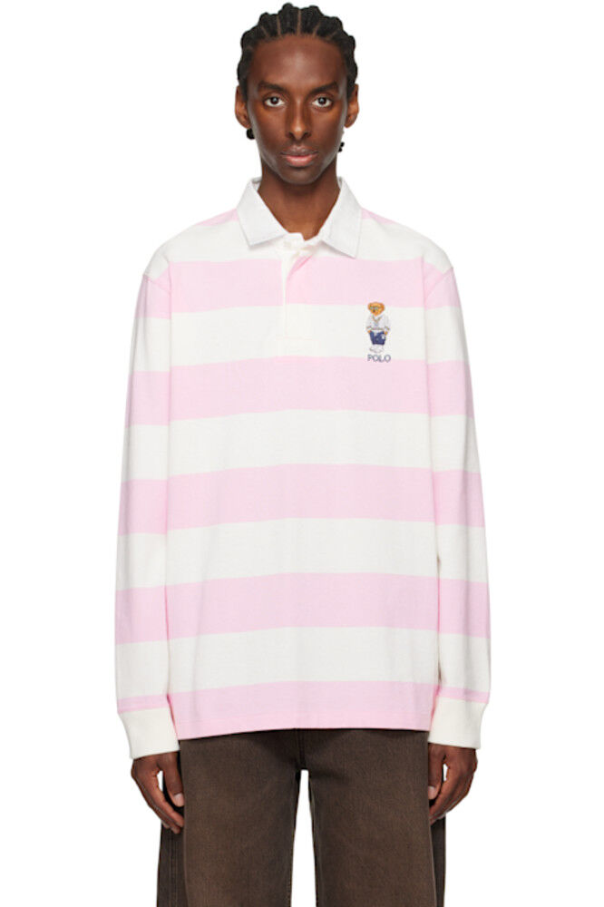 Розовый и белый классический покрой Polo Bear Jersey Регби-поло Polo Ralph Lauren
Розовый и белый классический покрой Polo Bear Jersey Регби-поло Polo Ralph Lauren