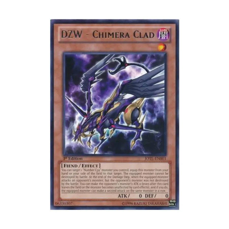 CCG DZW — Одетая химера (редкая), Yu-Gi-Oh - Judgment of the Light - Singles 
CCG DZW — Одетая химера (редкая), Yu-Gi-Oh - Judgment of the Light - Singles